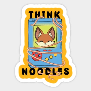 Thinknoodles cute Sticker